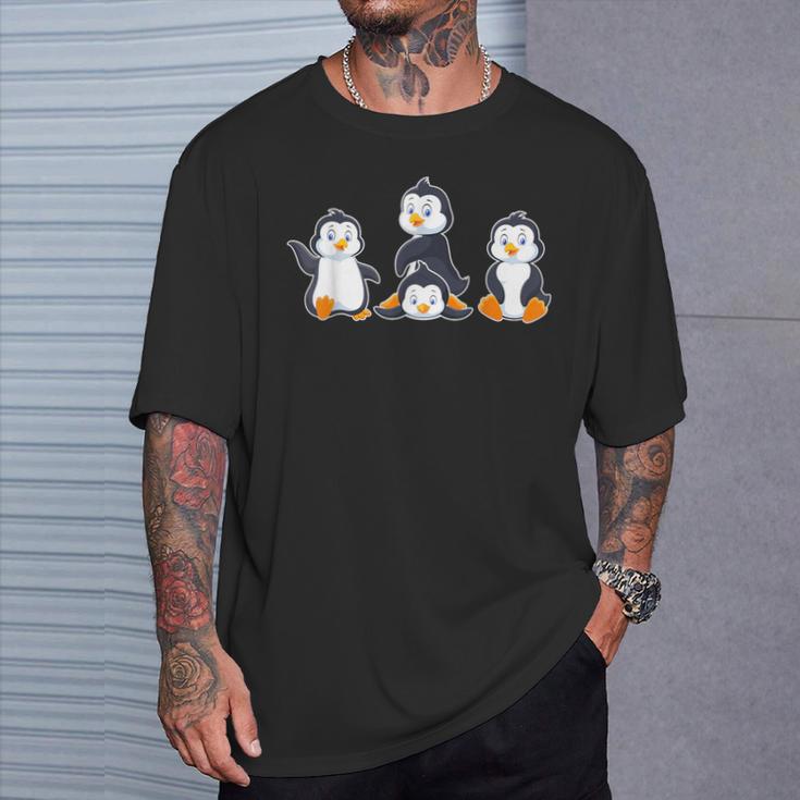 Antarctic Animal For Children Penguin T-Shirt Geschenke für Ihn