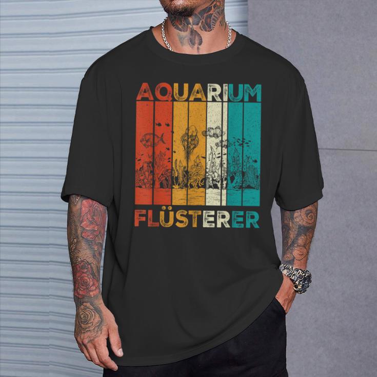 Aquarian Aquaristik Aquarium Whispererintage Retro T-Shirt Geschenke für Ihn