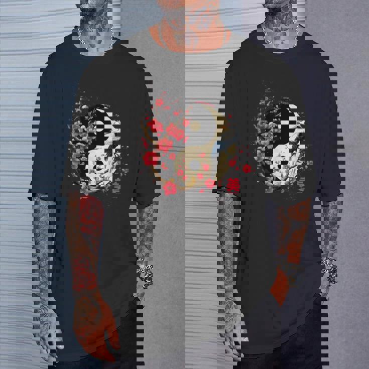 Arbre Sakura Style Yin Yang En Esthétique Sakura Ying Yang T-Shirt Cadeaux pour lui