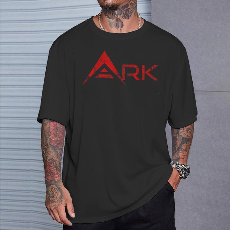 Ark Kryptocurrency -Intage & Distressed Logo T-Shirt Geschenke für Ihn