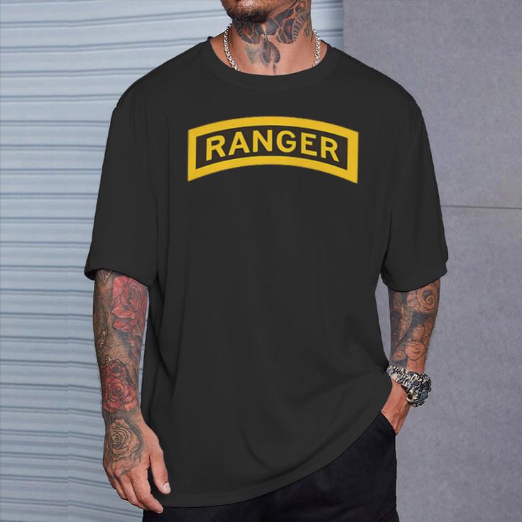 Army Ranger Ranger Tab Us Army Ranger School T-Shirt Geschenke für Ihn