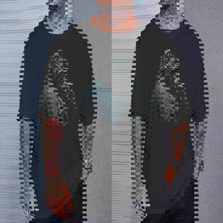 Arte Musical De Gorila Arte De Mono Animal Camiseta unisex Regalos para él