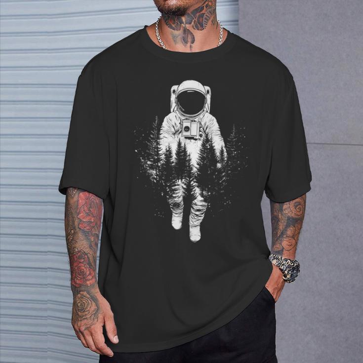 Astronaut Motiv Illustration Astronaut T-Shirt Geschenke für Ihn