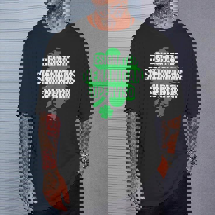 Ated Shenanigans Supervisor Friend St Patrick's Party T-Shirt Gifts for Him Ated Shenanigans Supervisor Friend St Patrick's Party T-Shirt Gifts for Him