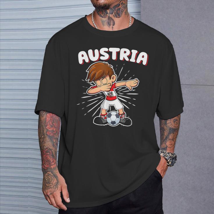 Austria Dabbing Football Boys' Jersey Children's Fan T-Shirt Geschenke für Ihn