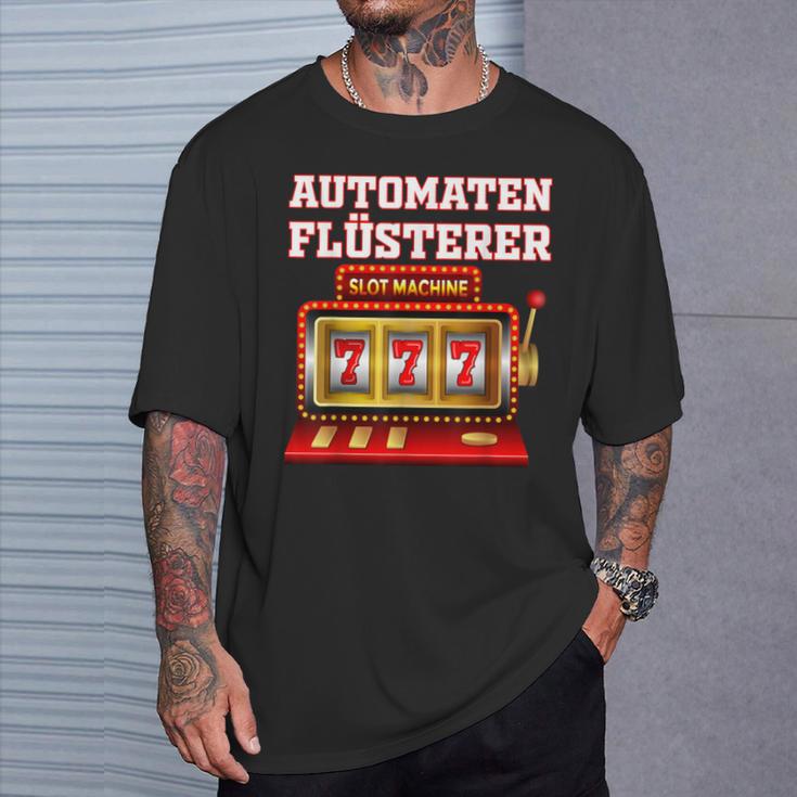 With Automaten Whisperer Spielo T-Shirt Geschenke für Ihn