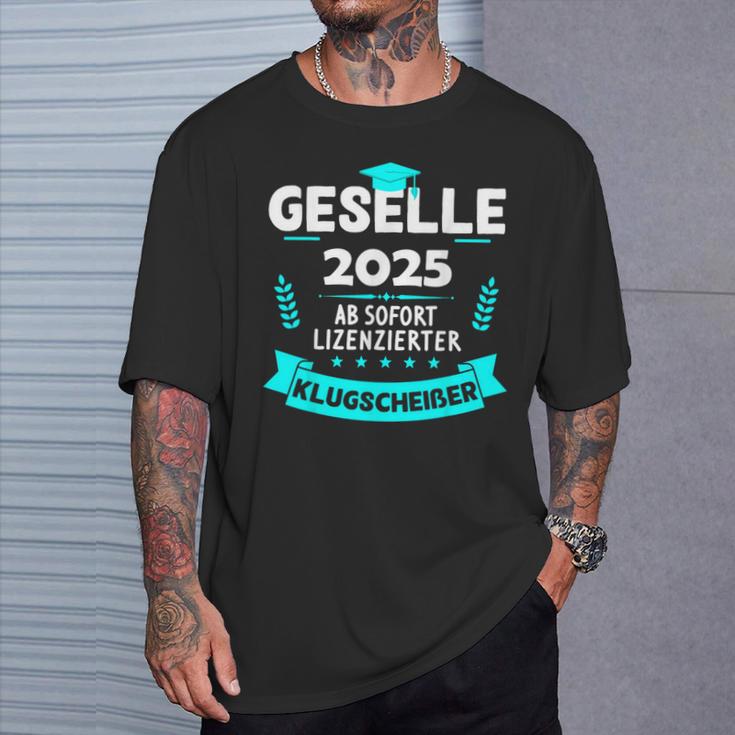 Azubi Prüfung Bestanden Gesellenprüfung Geselle 2025 T-Shirt Geschenke für Ihn