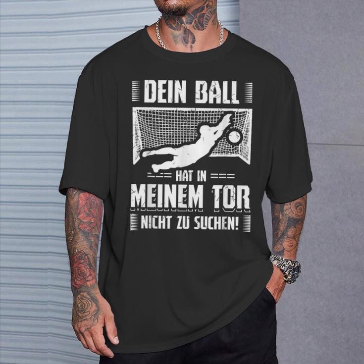 Ball Goalkeeper Goalkeeper Football Sports T-Shirt Geschenke für Ihn