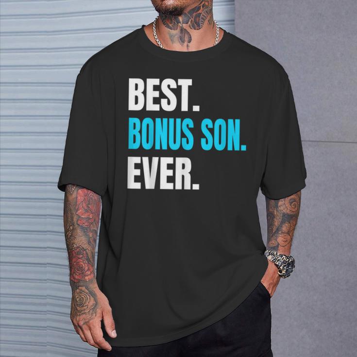 Best Bonus Son Ever T-Shirt Geschenke für Ihn