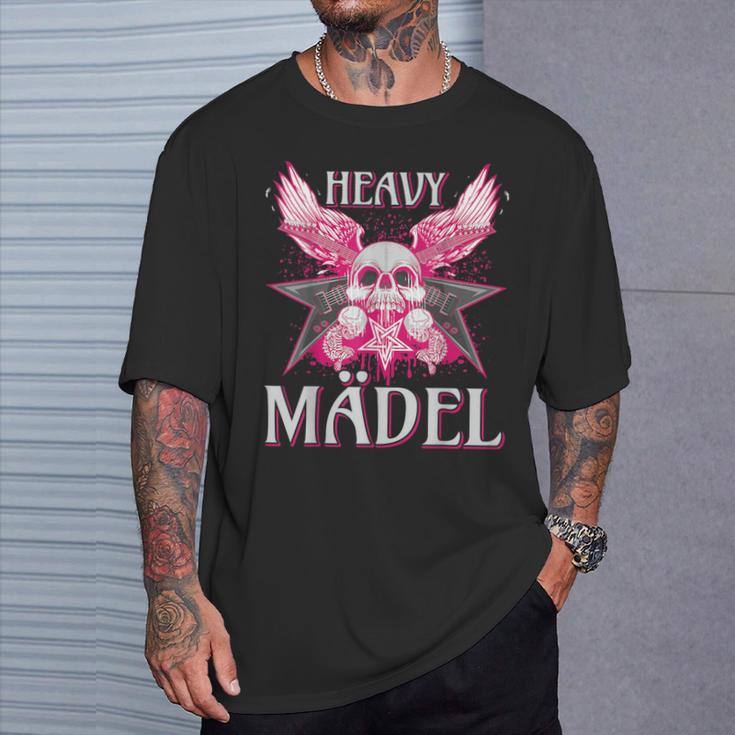 Biker Rocker Heavy Rock Punk Girl Hard Girl Metal S T-Shirt Geschenke für Ihn