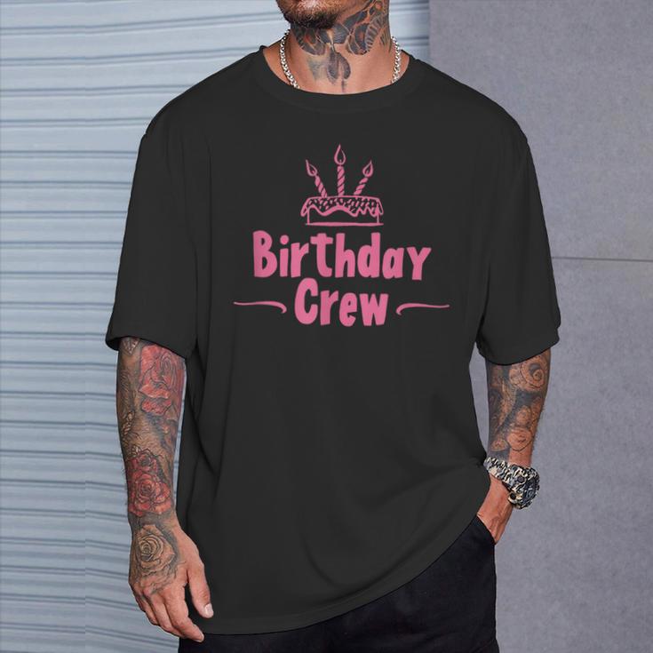 Birthday Crew T-Shirt Geschenke für Ihn