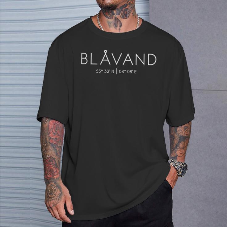 Blavandarde Southwest Jutland Denmark North Sea S T-Shirt Geschenke für Ihn