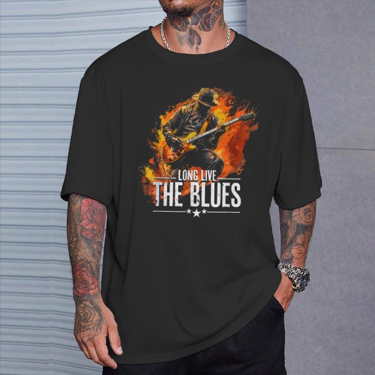 Blues Music Guitar For Guitaristsintage T-Shirt Geschenke für Ihn