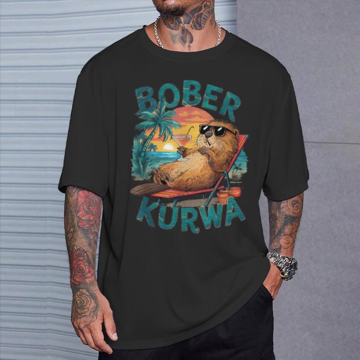 Bobr Kurwa Meme Bober Kurwa T-Shirt Geschenke für Ihn