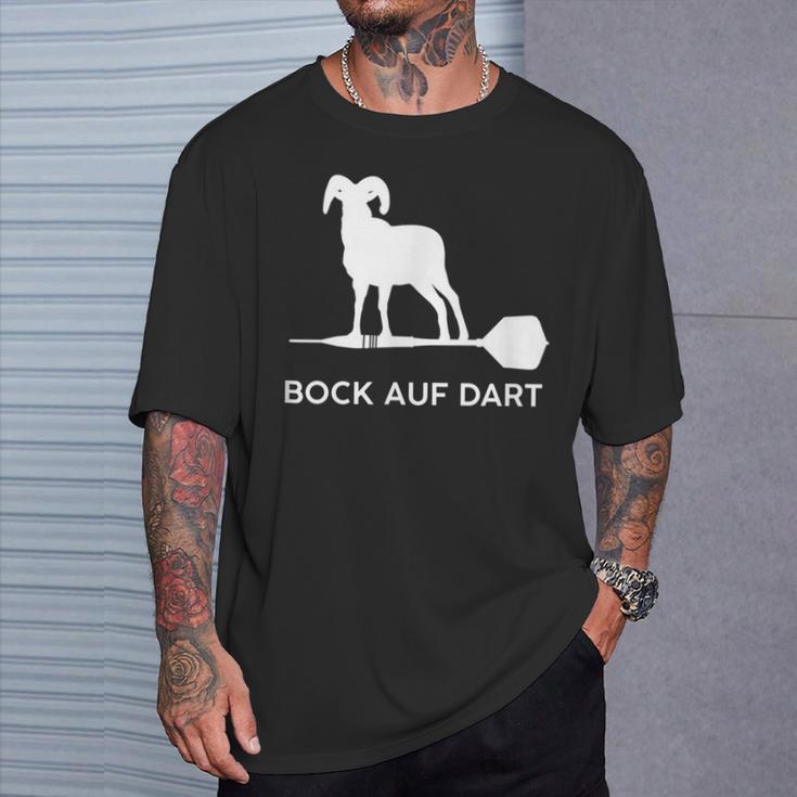 Bock Auf Dart Darts Accessory T-Shirt Geschenke für Ihn