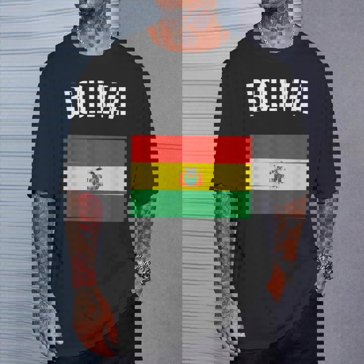 Bolivia Bolivian Flag Acation Travel Souvenir T-Shirt Geschenke für Ihn
