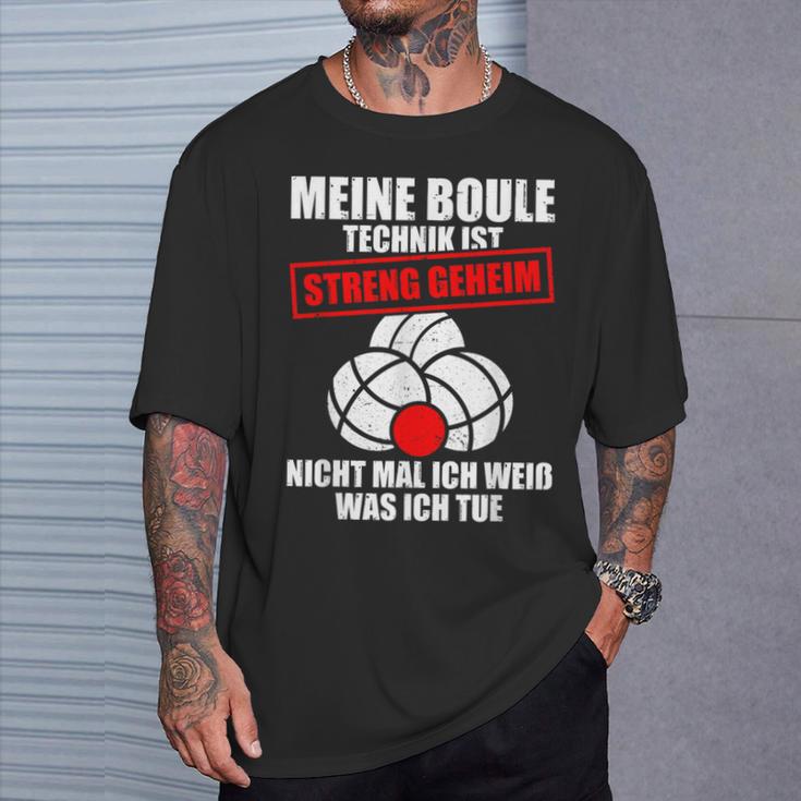 My Boule Technique Petanque Boule T-Shirt Geschenke für Ihn