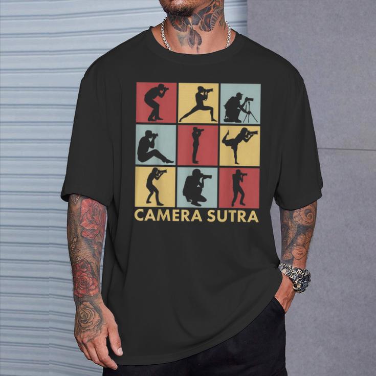 Camera Sutra Camera Photography Photographer T-Shirt Geschenke für Ihn