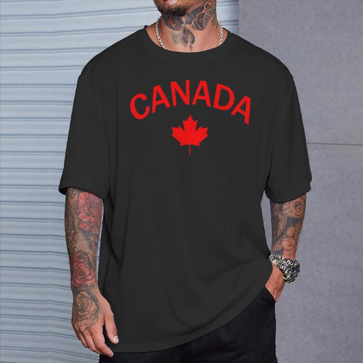 Canada Canada Flag Maple Leaf Canadian Proud Canadian T-Shirt Geschenke für Ihn