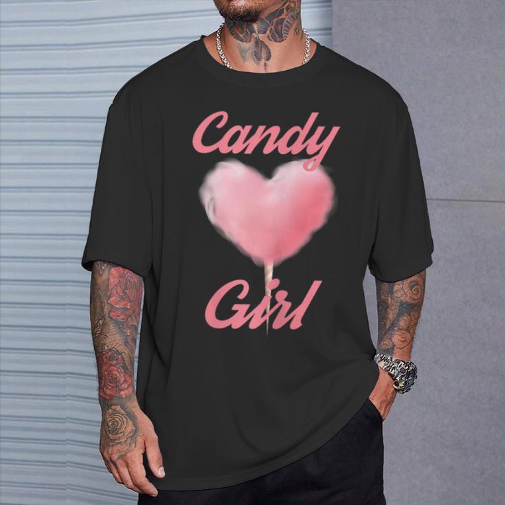 Candy Floss Women's Girls Juniors Women's T-Shirt Geschenke für Ihn