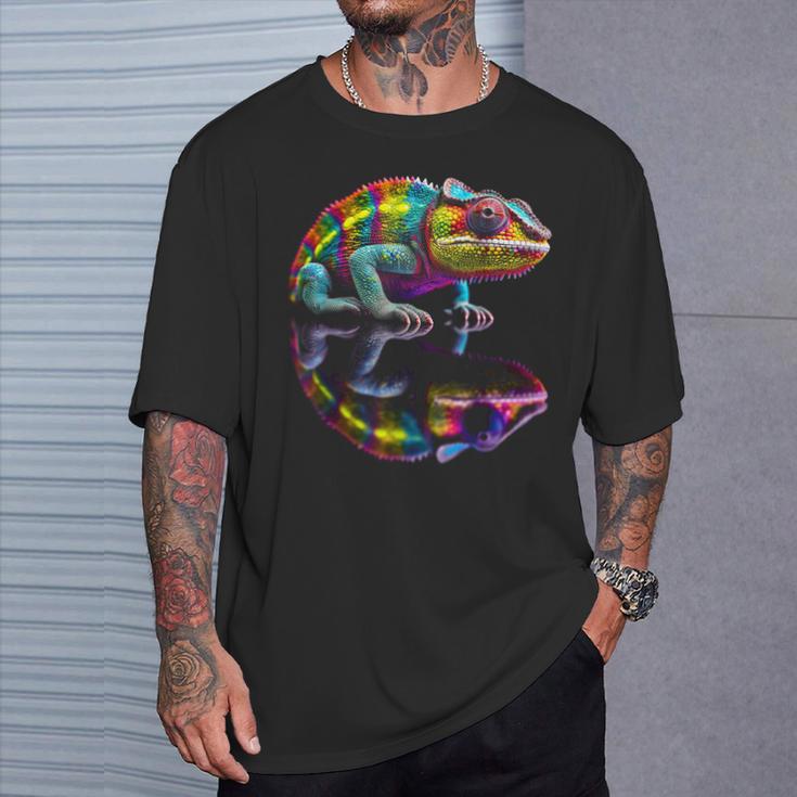 Chameleon Animal Graphic Illustration Chameleon T-Shirt Geschenke für Ihn