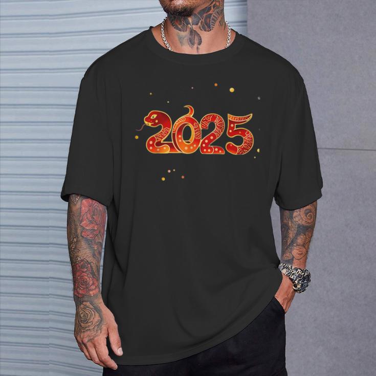 Chinese New Year 2025 Year Of The Snake Happy New Year 2025 T-Shirt Geschenke für Ihn