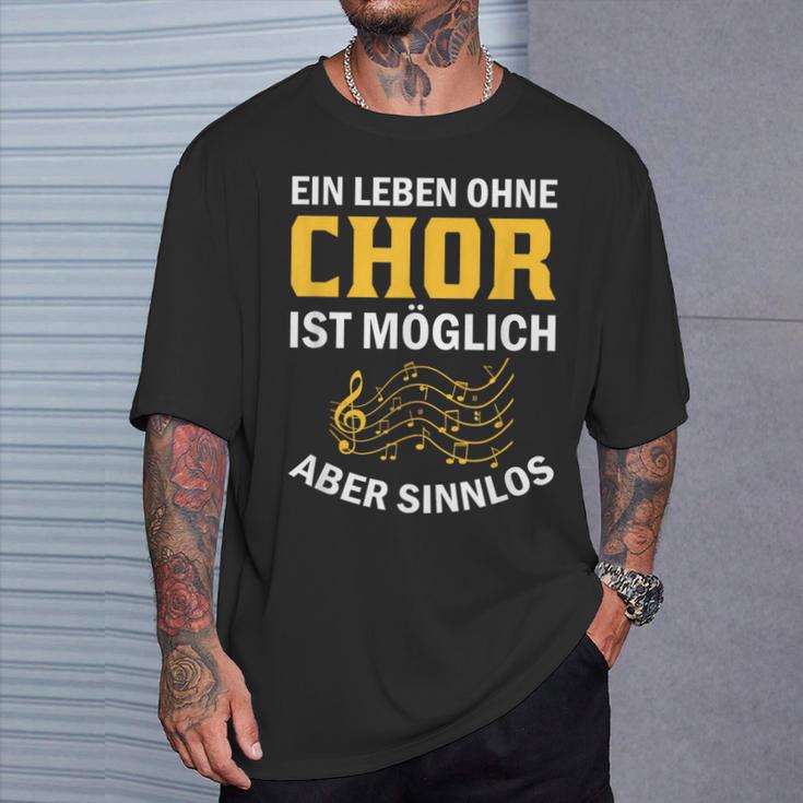 Choir Chor Ladder Choir Singerocal Chorprobe Singing T-Shirt Geschenke für Ihn