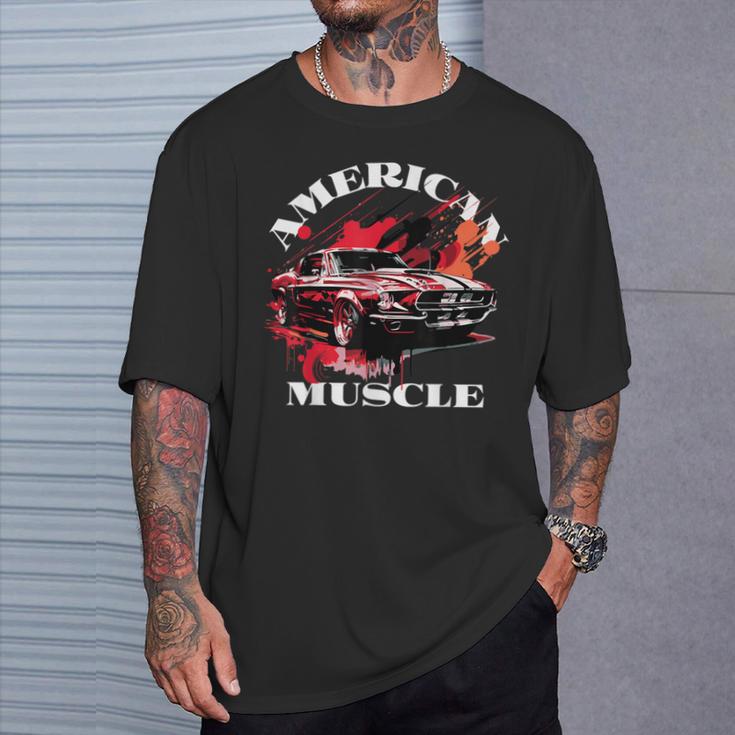 Classic American Muscle Car T-Shirt Geschenke für Ihn