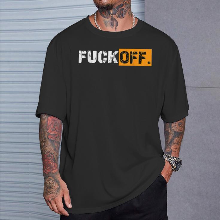 Classic Fack Off T-Shirt Geschenke für Ihn