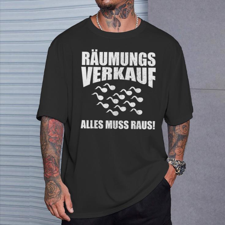 Clearance Sale Everything Must Raus Party T-Shirt Geschenke für Ihn