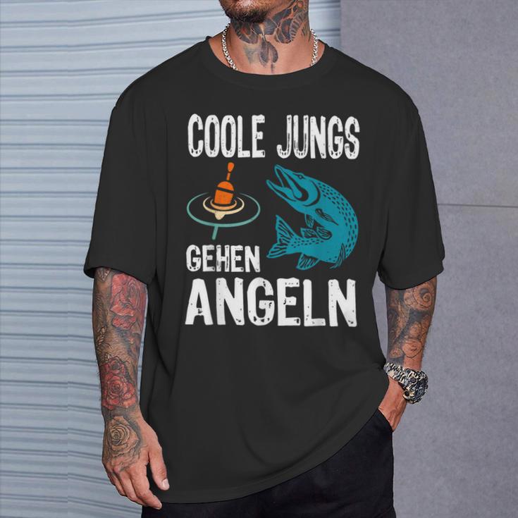 Cool Boys Going Fishing Fish Sports Fisherman Fishing T-Shirt Geschenke für Ihn