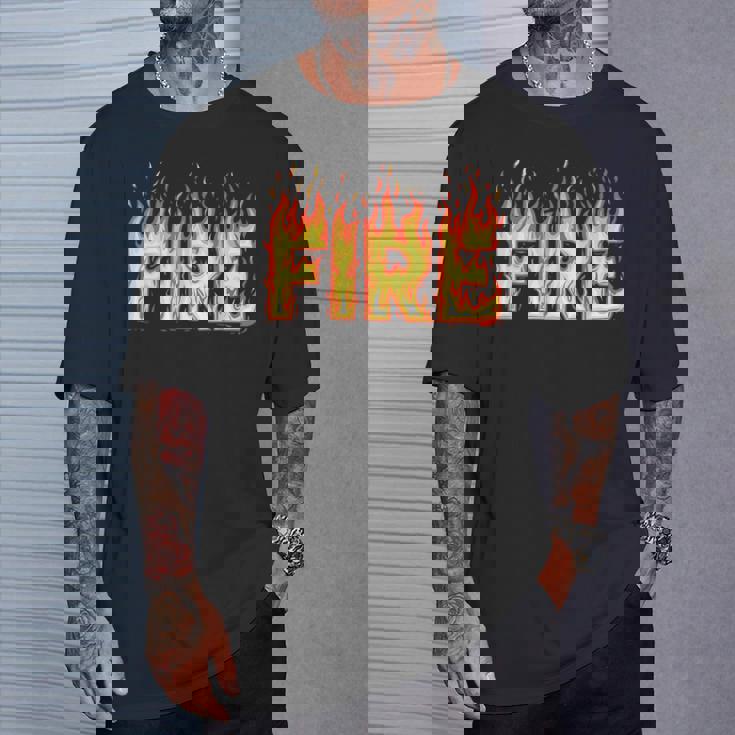 Costume De Flamme De Feu Pour Adulte Enfant Homme Et T-Shirt Cadeaux pour lui