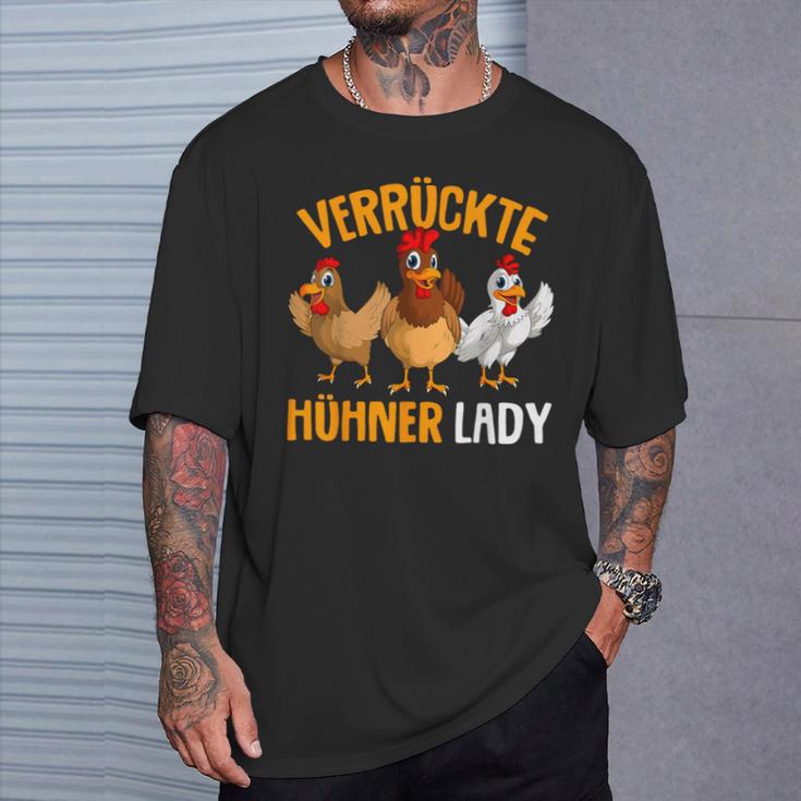 Crazy Chicken Lady Farmer Chicken S T-Shirt Geschenke für Ihn