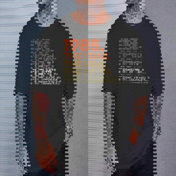 Cumpleaños Regalo Cosechaintage 1985 Year Man Myth Legend Camiseta unisex Regalos para él