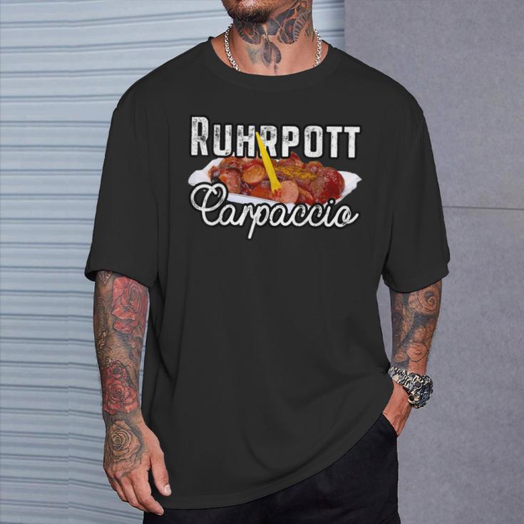 Currywurst Ruhrpott Carpaccio Bratwurst Fast Food Currywurst T-Shirt Geschenke für Ihn