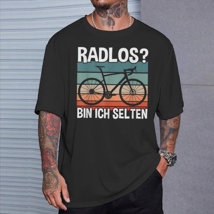 Cycling Fahrradfahrer Radlos Bin Ich Selten T-Shirt Geschenke für Ihn