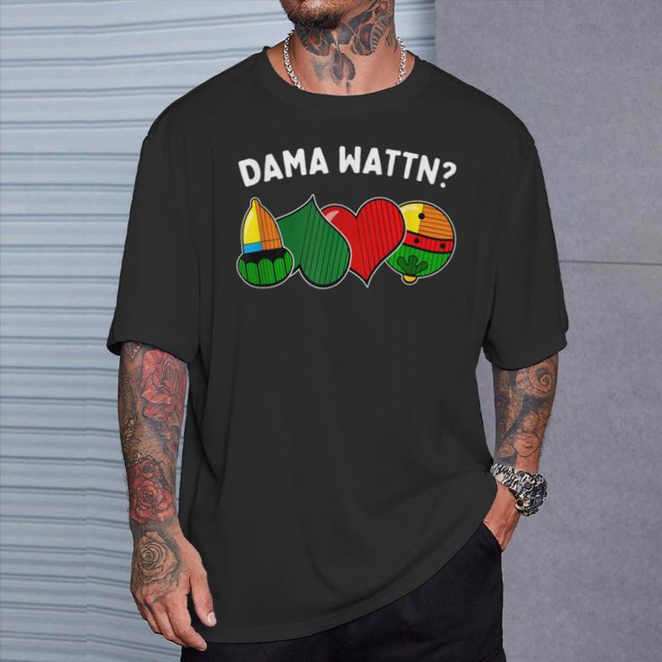 Dama Watten Card Game Wading T-Shirt Geschenke für Ihn