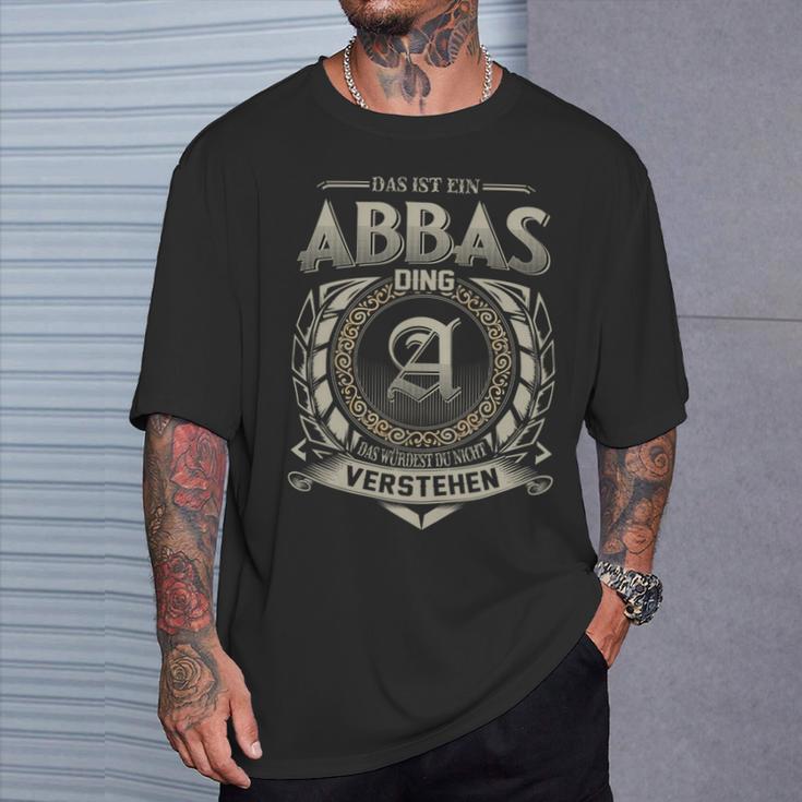 Das Ist Ein Abbas Ding Abbas Name T-Shirt Geschenke für Ihn