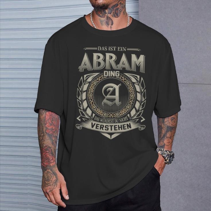 Das Ist Ein Abram Ding Abram Name T-Shirt Geschenke für Ihn