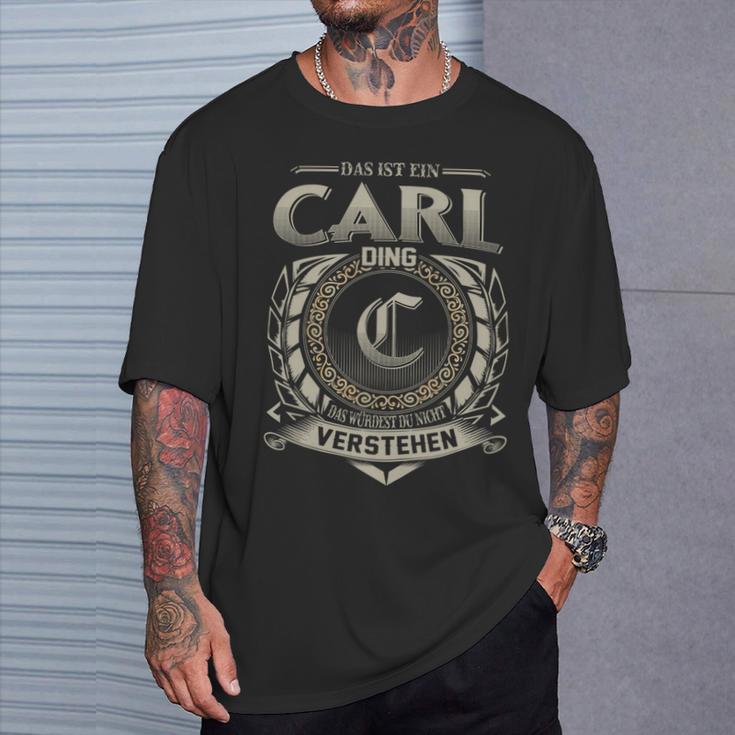 Das Ist Ein Carl Ding Carl Name T-Shirt Geschenke für Ihn