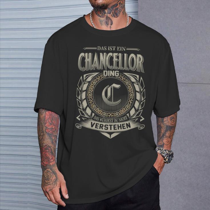 Das Ist Ein Chancellor Ding Chancellor Name T-Shirt Geschenke für Ihn