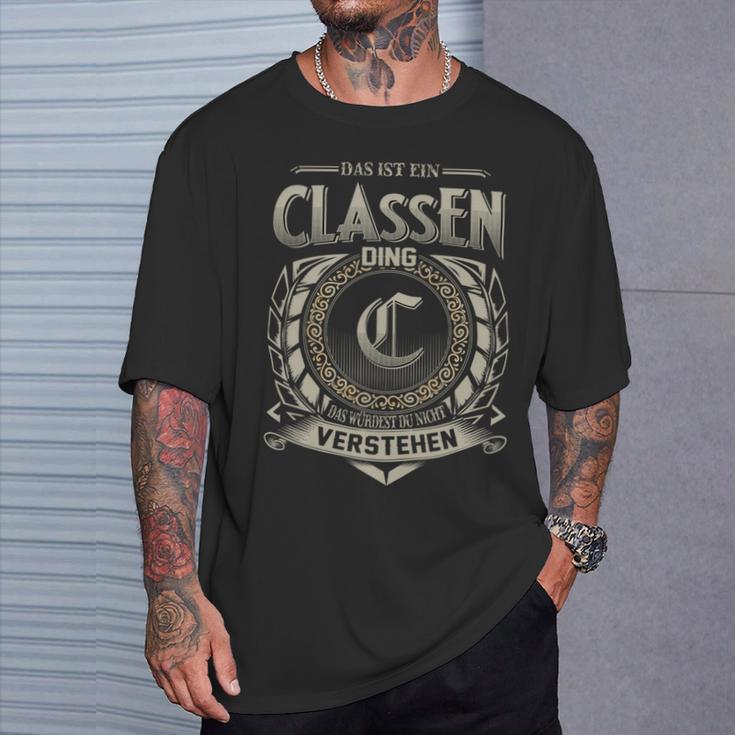 Das Ist Ein Classen Ding Classen Name T-Shirt Geschenke für Ihn