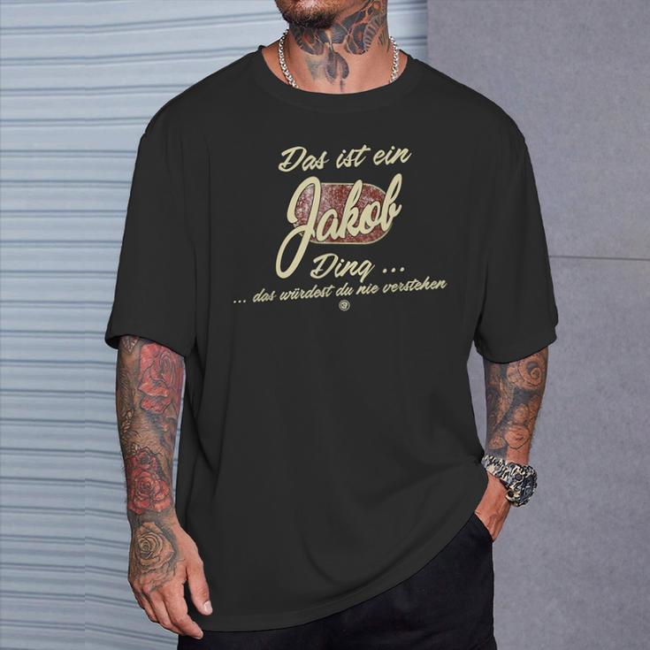 Das Ist Ein Jakob Ding Family T-Shirt Geschenke für Ihn