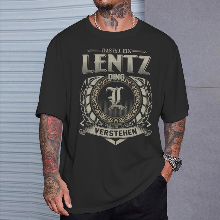 Das Ist Ein Lentz Ding Lentz Name T-Shirt Geschenke für Ihn