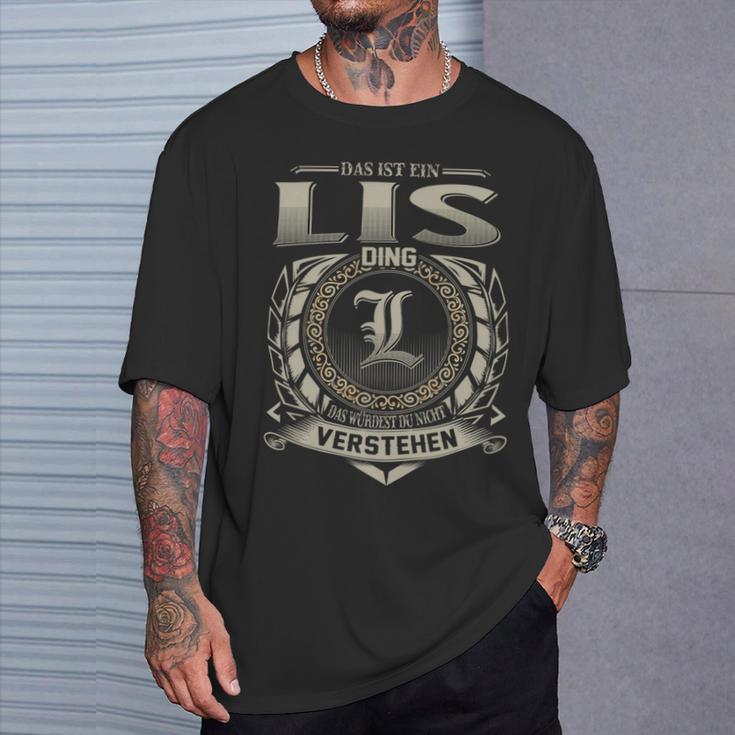 Das Ist Ein Lis Ding Lis Name T-Shirt Geschenke für Ihn