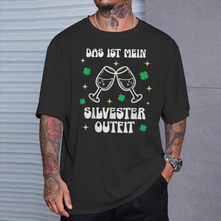 Das Ist Mein Silvester Outfit Party Outfits Silvesterfeier T-Shirt Geschenke für Ihn