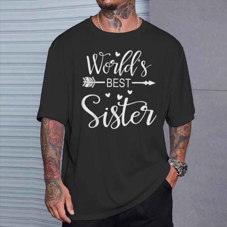 Die Beste Schwester Der Welt S T-Shirt Geschenke für Ihn