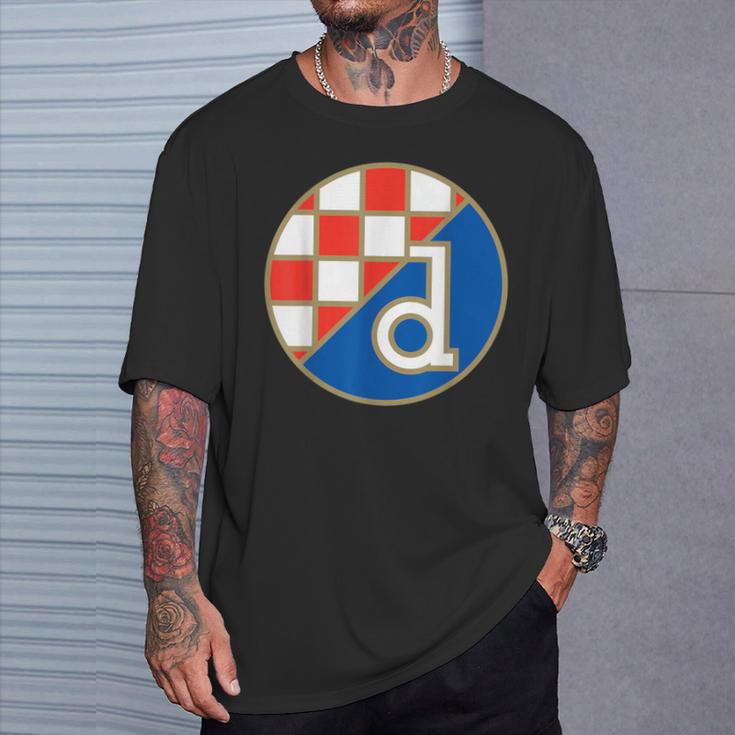 Dinamo Zagreb Croatia Gnk Dinamo Zagreb Croatian T-Shirt Geschenke für Ihn