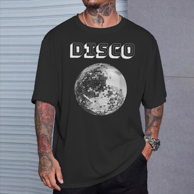 And Disco Ball Club Retro T-Shirt Geschenke für Ihn