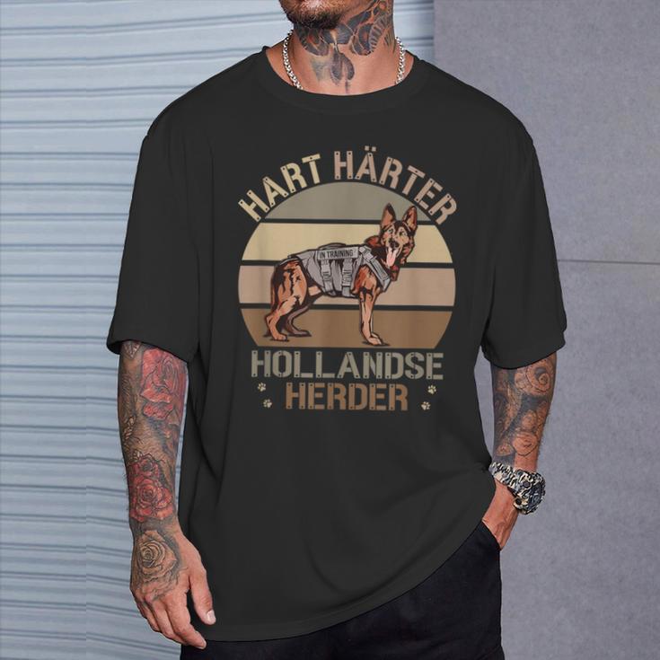 Dutch German Shepherd Hard Hardener Hollandse Herder Dog T-Shirt Geschenke für Ihn